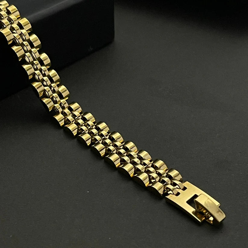 Golden RLX Jubilee Bracelet for Men